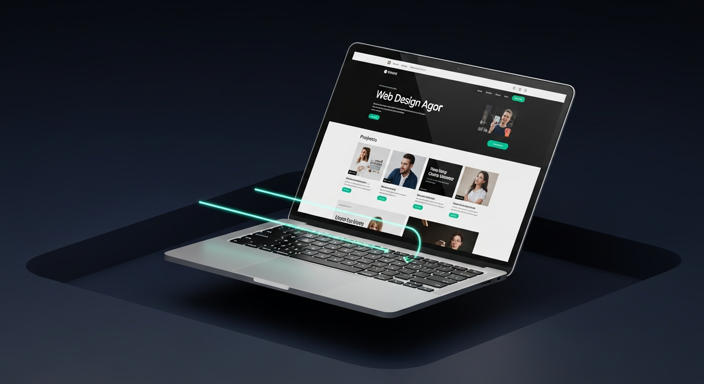 Website Preview on Laptop